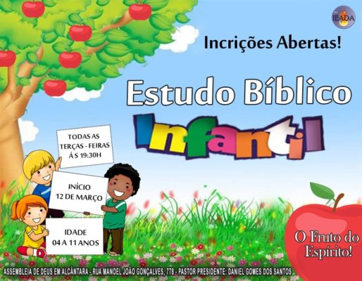 Estudo Bíblico Infantil em nossa Sede